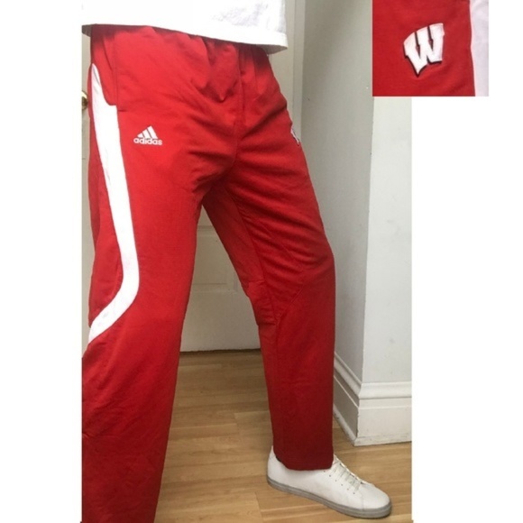 adidas Other - Adidas U of Wisconsin Track Pants Climalite